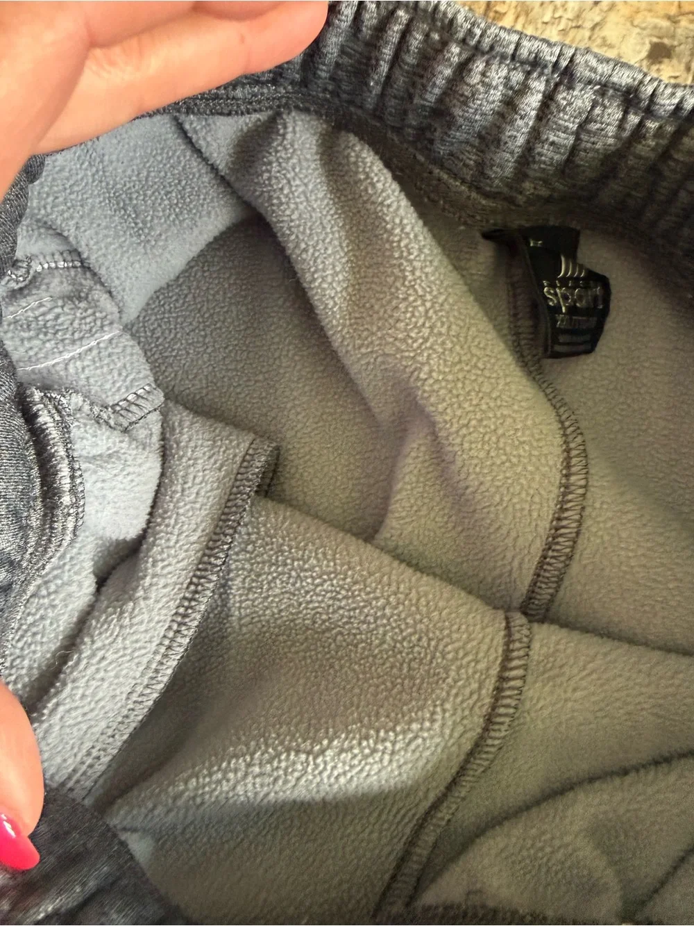 2 for $20 sale: Place Sport gray Athletic Track Pants with White Side Stripe -
